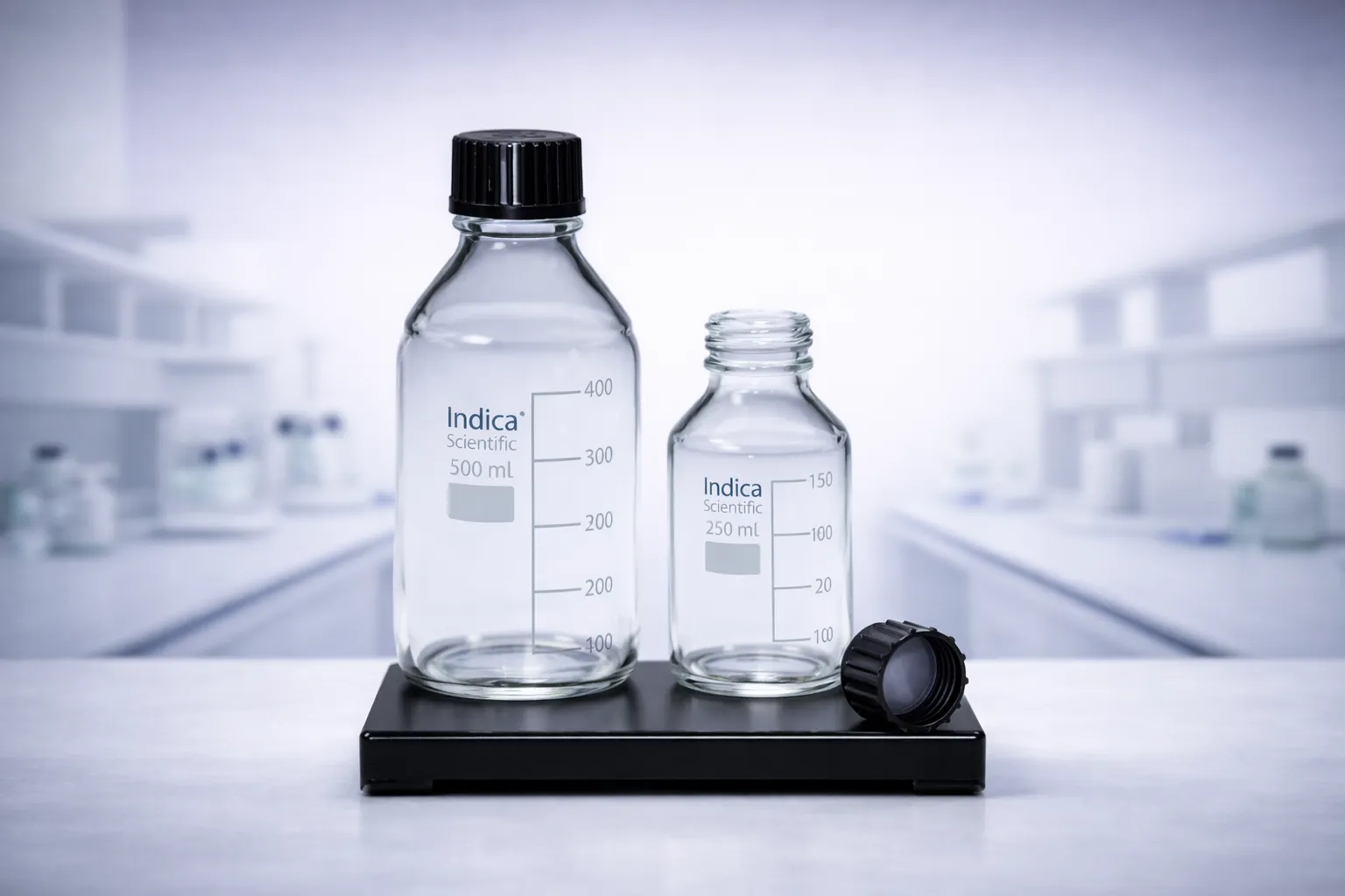 Reagent Bottle with Screw Cap for Leak-Proof Storage