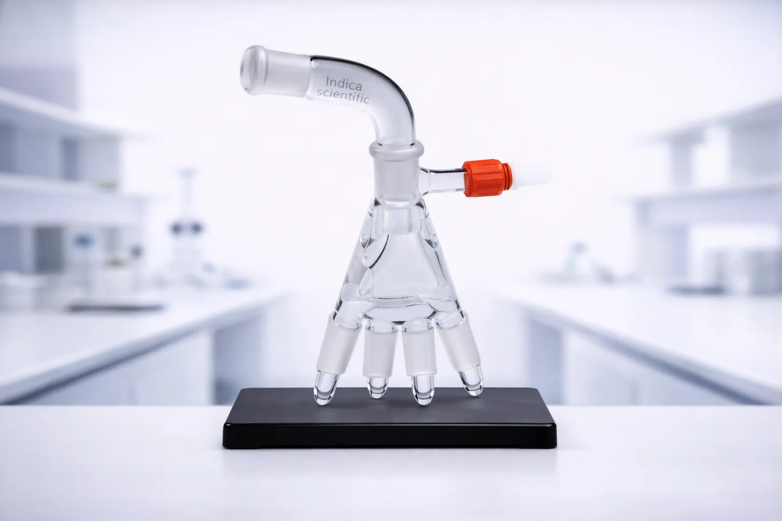 Four Flask Vacuum Connector for Laboratory